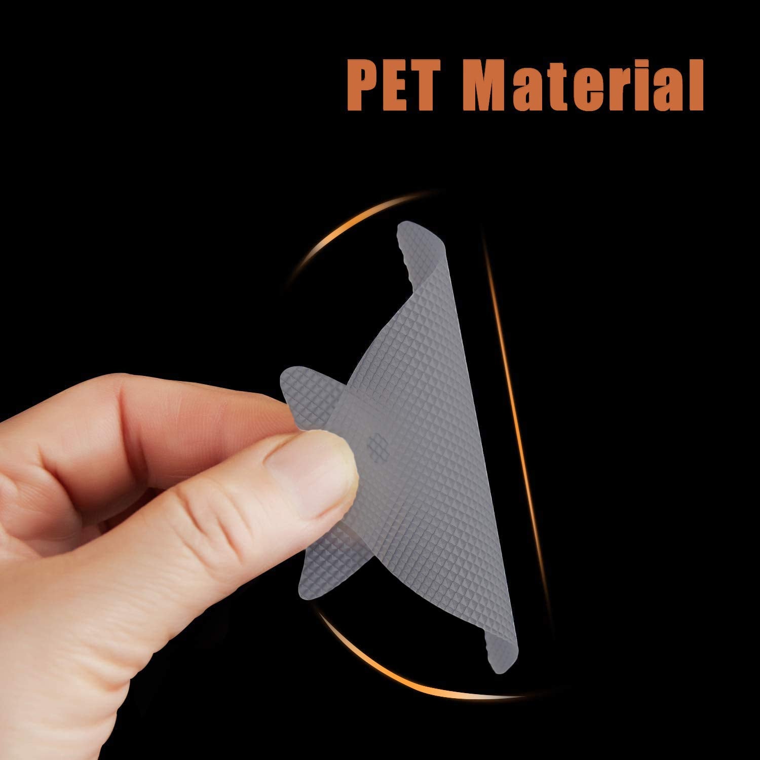 Secopad Bathtub Stickers Non-Slip  24 PCS Safety Shower Treads Adhesive Appliques with Premium Scraper (Gray)